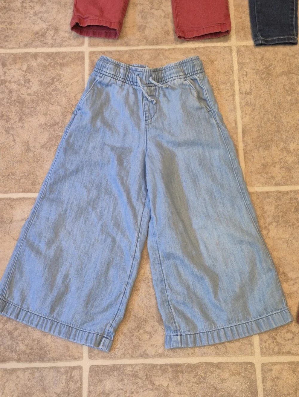 Lot Of 4 Girls Size 5 Casual Pants, Assortment Of Brands